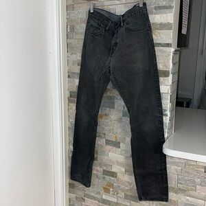 All Saints Pistol Fit Jeans Size 30x32 Gray/Grey